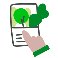 Illustration: choose the trees to plant