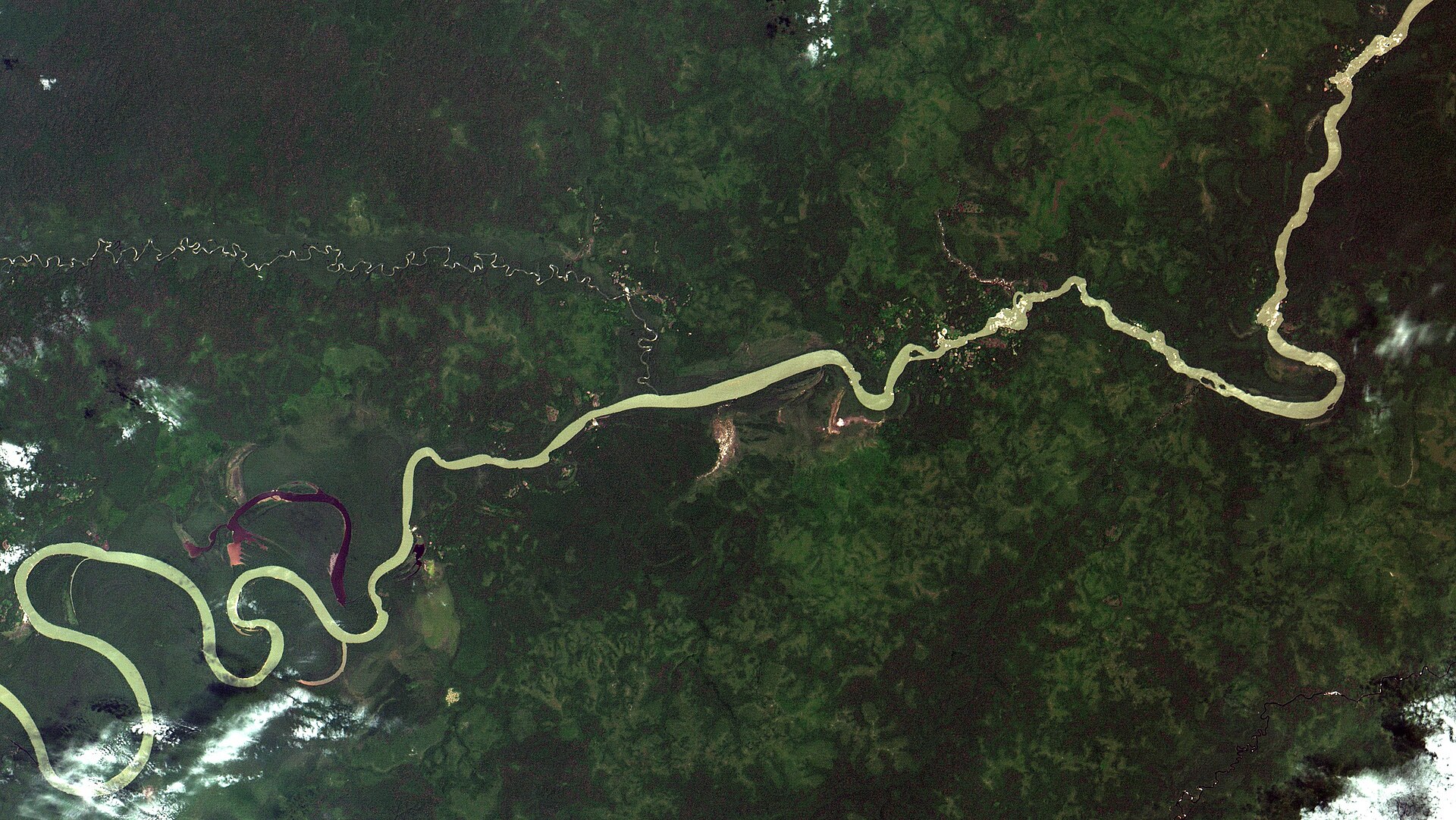 A river in the Colombian Orinoco/Amazon region